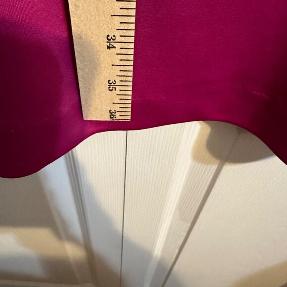 Shelby & Palmer Hot Pink Sleeveless Peplum Sheath Career Cocktail Dress Size 10 - Picture 4 of 10